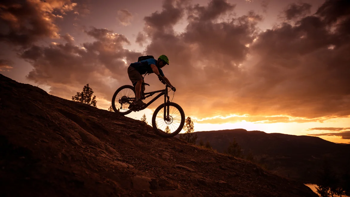 person biking